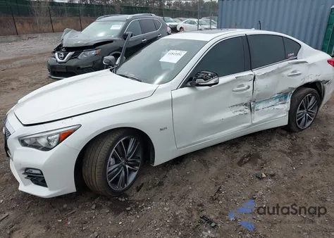 2016 Infiniti Q50 3.0T Premium/3.0T Sport from USA, damaged, VIN JN1EV7ARXGM340999